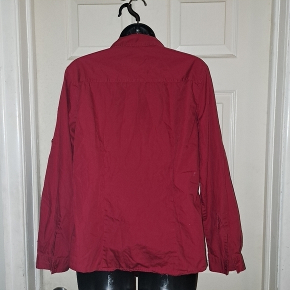 Talbots Button Down Blouse size medium - Picture 6 of 8